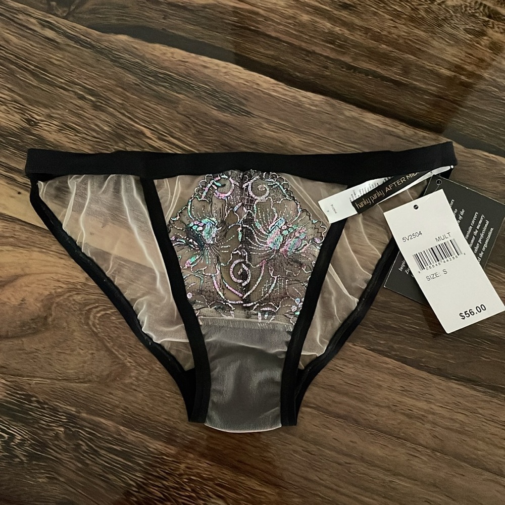 HANKY PANKY ZIEGFELD FOLLIES STARLET LACE/MESH BIKINI PANTY